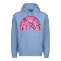Colony Blue breast cancer awareness rainbow Premium Hoodie - Jasminsmagicworld