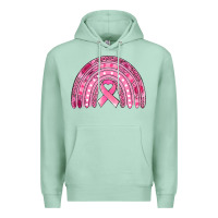 Seafoam breast cancer awareness rainbow Premium Hoodie - Jasminsmagicworld