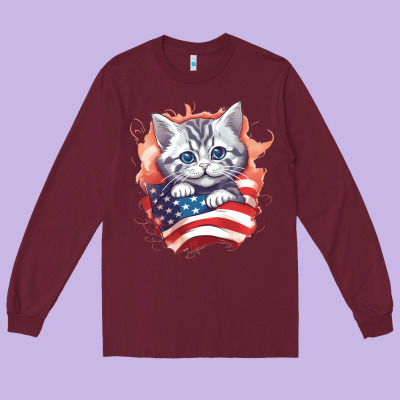 Cat6 Long Sleeve Tee Designed By Unal Design