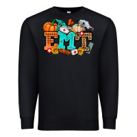 Black emt with fall Premium Sweatshirt - AdoDesignShop