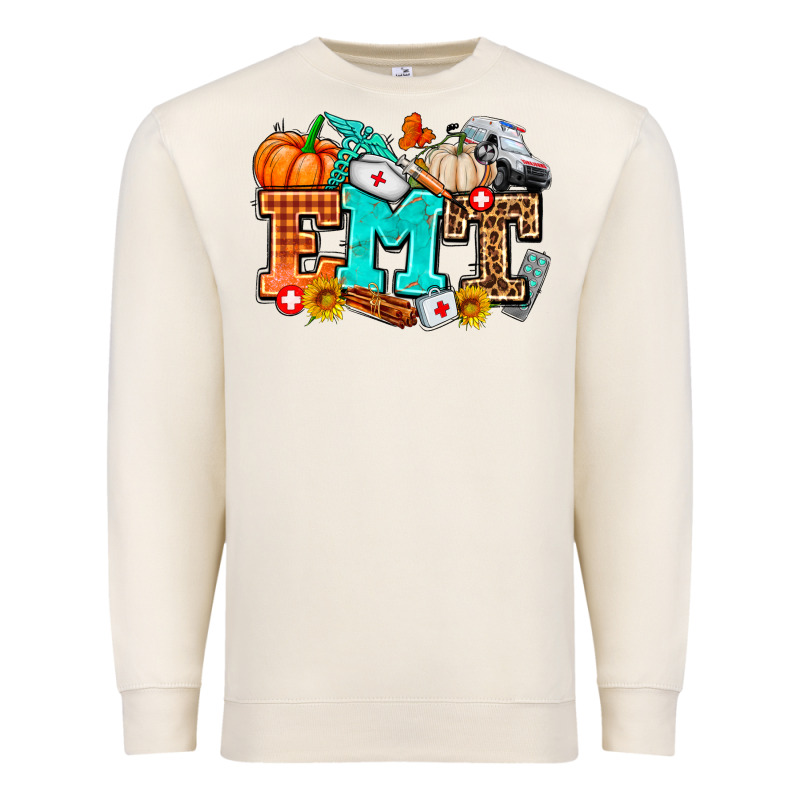 Emt With Fall Premium Sweatshirt by AdoDesignShop | Teevron