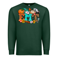 Sports Green emt with fall Premium Sweatshirt - AdoDesignShop