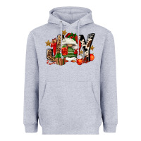 Heather Grey joy gnomes Heavyweight Hoodie - FaDigitalArtStudio