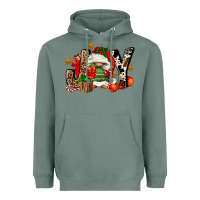 Sage joy gnomes Heavyweight Hoodie - FaDigitalArtStudio