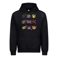 Black god says i am mardi gras Urban Hoodie - MaliasSmallBusiness