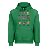 Emerald god says i am mardi gras Urban Hoodie - MaliasSmallBusiness