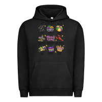 Pigment Black god says i am mardi gras Urban Hoodie - MaliasSmallBusiness