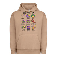 Pigment Burro god says i am mardi gras Urban Hoodie - MaliasSmallBusiness