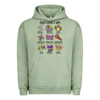 Pigment Oil Green god says i am mardi gras Urban Hoodie - MaliasSmallBusiness