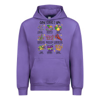 Tulip god says i am mardi gras Urban Hoodie - MaliasSmallBusiness