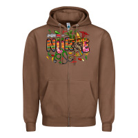 Chestnut cinco de mayo nurse Zipper Hoodie - Zillion Design Studio