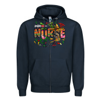 Navy cinco de mayo nurse Zipper Hoodie - Zillion Design Studio