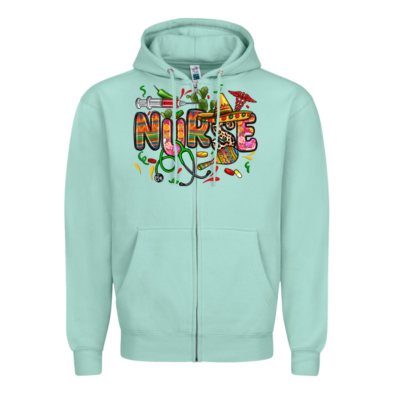 Cinco De Mayo Nurse Zipper Hoodie by Zillion Design Studio | Teevron