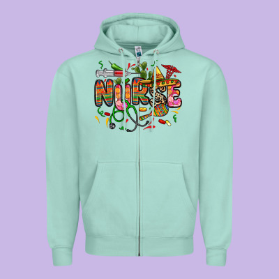 Cinco De Mayo Nurse Zipper Hoodie Designed By Zillion Design Studio
