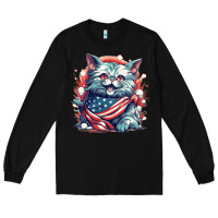 Black cat7 Long Sleeve Tee - Unal Design