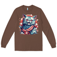 Chestnut cat7 Long Sleeve Tee - Unal Design