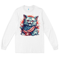 White cat7 Long Sleeve Tee - Unal Design