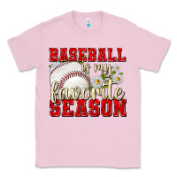 Bubblegum Pink baseball is my favorite season Classic Tee - texasbilliewilder