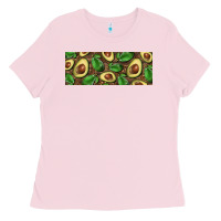 Bubblegum Pink avocados with wood and leopard background 11 oz mug Ladies Tee - BarkalooDesign