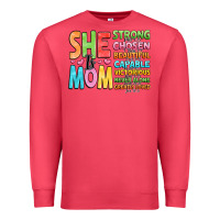 Cardinal she is mom Premium Sweatshirt - JahusDesignShop