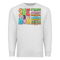 Oatmeal Heather she is mom Premium Sweatshirt - JahusDesignShop