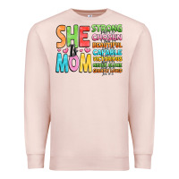 She Is Mom Premium Sweatshirt | Teevron