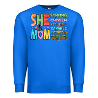 True Royal she is mom Premium Sweatshirt - JahusDesignShop