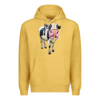 Antique Gold Cute Holstein Premium Hoodie - LillyAllenDesigns
