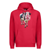 Cardinal Cute Holstein Premium Hoodie - LillyAllenDesigns