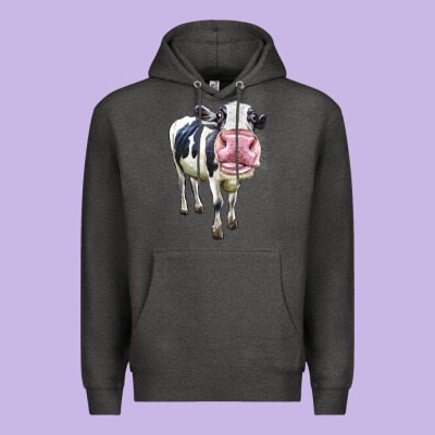 Cute Holstein Premium Hoodie Designed By Lillyallendesigns