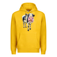 Lemon Cute Holstein Premium Hoodie - LillyAllenDesigns