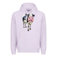 Lilac Cute Holstein Premium Hoodie - LillyAllenDesigns