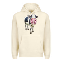 Sandshell Cute Holstein Premium Hoodie - LillyAllenDesigns