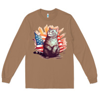 Toasted Coconut cat8 Long Sleeve Tee - Unal Design