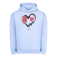 Pigment Grape Ice mimi flower heart Urban Hoodie - MaliasSmallBusiness