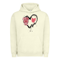 Pigment Pistachio mimi flower heart Urban Hoodie - MaliasSmallBusiness