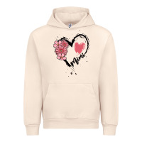 Sandshell mimi flower heart Urban Hoodie - MaliasSmallBusiness