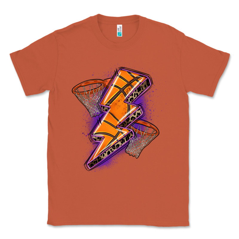 Basketball Lightning Bolt Classic Tee by Zillion Design Studio | Teevron
