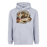 Heather Grey look pretty play dirty Heavyweight Hoodie - SublimationCraftShop