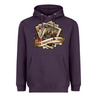 Plum look pretty play dirty Heavyweight Hoodie - SublimationCraftShop