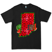 Black indiana watermelon Premium Tee - RacoonDesign