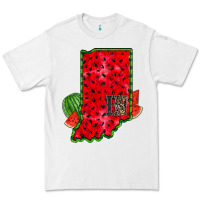 White indiana watermelon Premium Tee - RacoonDesign