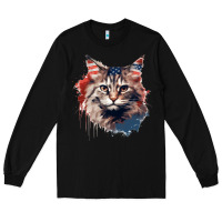 Black cat9 Long Sleeve Tee - Unal Design