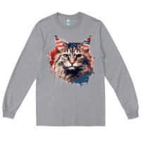 Heather Grey cat9 Long Sleeve Tee - Unal Design