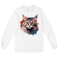 White cat9 Long Sleeve Tee - Unal Design