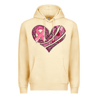 Pina Colada breast cancer awareness heart Premium Hoodie - Jasminsmagicworld