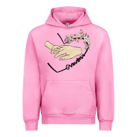 Fuchsia Pink personalized grandma Urban Hoodie - MaliasSmallBusiness