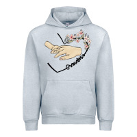 Heather Grey personalized grandma Urban Hoodie - MaliasSmallBusiness