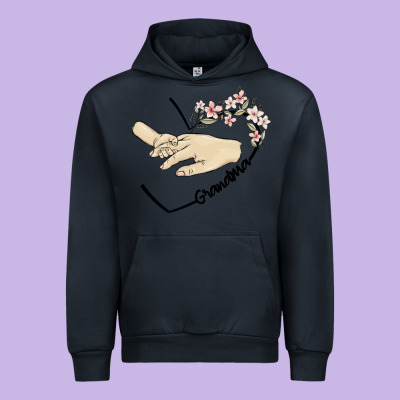 Personalized Grandma Urban Hoodie Designed By Maliassmallbusiness