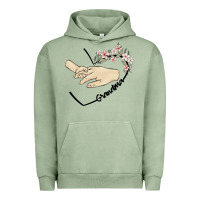 Pigment Oil Green personalized grandma Urban Hoodie - MaliasSmallBusiness